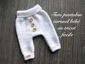 Tuto pantalon sarouel bebe au tricot facile