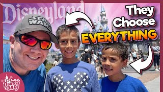 My Kids Planned Our WHOLE Day at Disneyland