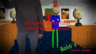 The Principal Gave Me Detention 100,000 Times | Baldi's Basics Mod.