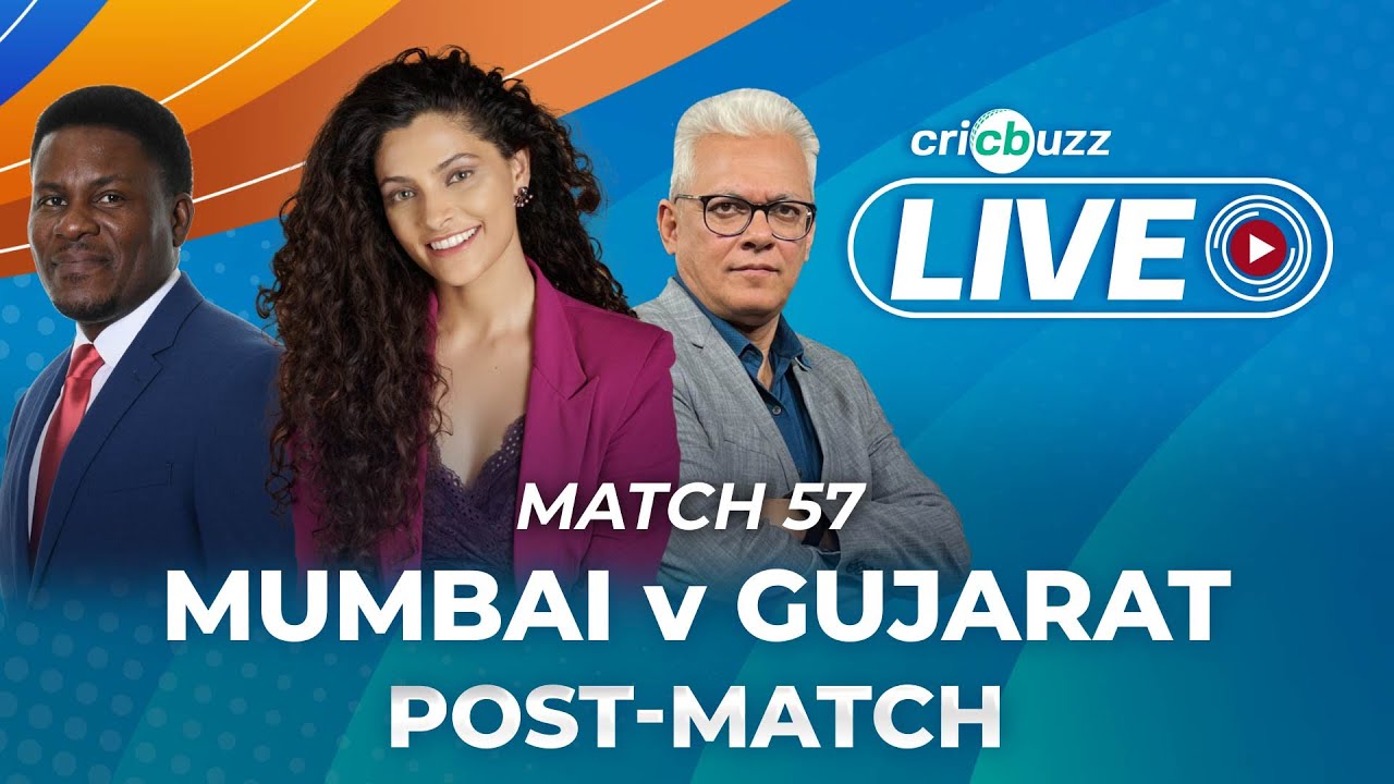 MIvGT Cricbuzz Live Match 57 Mumbai v Gujarat, Post-match show