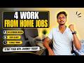 Top 4 Work From Home Jobs India 2026 | AI Content Creator, Amazon, Maths Tutor| in hindi