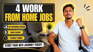 Top 4 Work From Home Jobs India 2026 | AI Content Creator, Amazon, Maths Tutor| in hindi