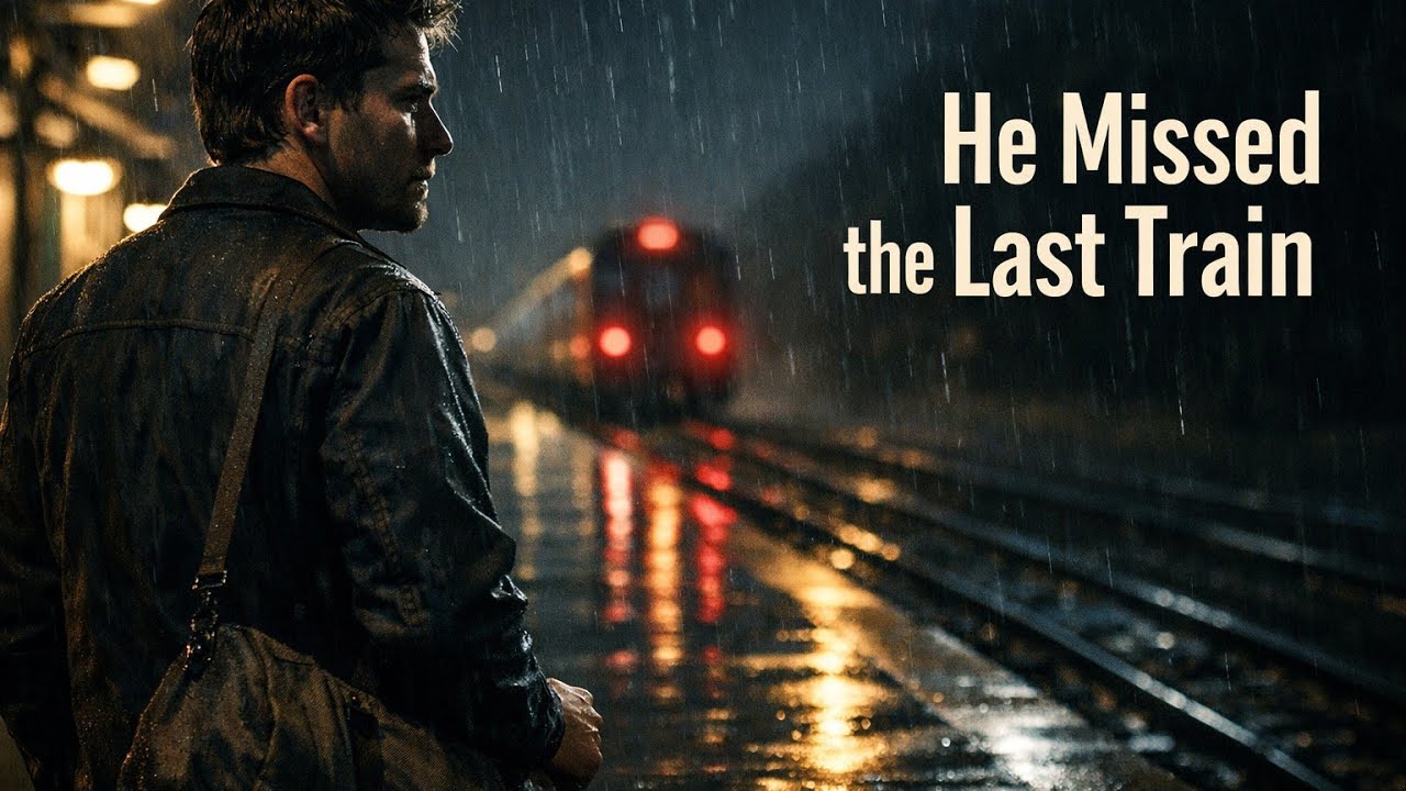 He Missed the Last Train | A Calm English Story for Beginners (Slow ...