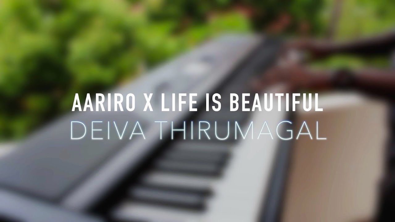 Deiva Thirumagal BgmPiano cover GVPrakash Kumar Rony Joseph