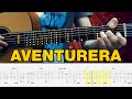 Alberto Plaza – Aventurera. Fingerstyle Guitar Tabs
