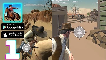 Wild West Cowboy Redemption Gameplay Walkthrough - Part 1 (iOS, Android)