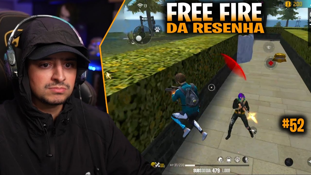 CORINGA NO FREE FIRE DA RESENHA #52 - YouTube