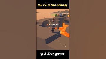 Epic 1vs1 inseane battle in lava rush map #shortsfeed #shortsviral #stumbleguys #lavarush #trending