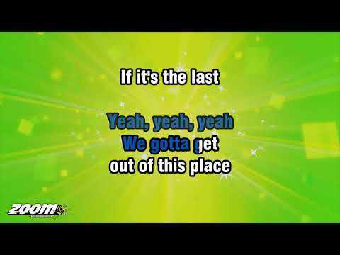 The Animals - We Gotta Get Out Of This Place - Karaoke Version From Zoom Karaoke