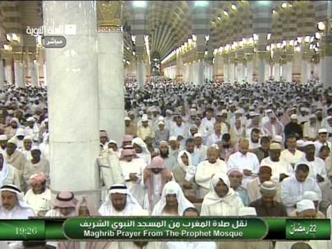 صلاة المغرب الاربعاء 22 9 1434 الشيخ حسين أل الشيخ