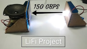 How to transfer data using light | Li-Fi project | Best science project