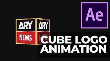 After Effects CC 2020 | 3d Cube logo animation | NO PLUGIN