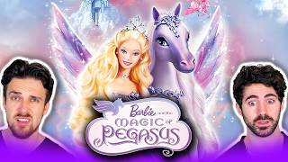Grown men watch *BARBIE AND THE MAGIC OF PEGASUS* (what are we watching?)