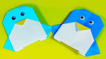 how to make an origami penguin easy