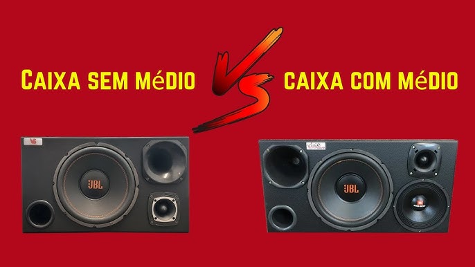 Caixa BOB Full Trap PREMIUM 15 + Médio 8 Cornetado. + Driver TI GABINETE  VAZIO