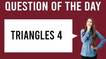 GRE Maths Question of the Day: Triangles 4 | GRE Quantitative Reasoning