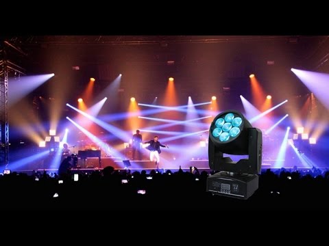 Stage Right by Monoprice 7x 8W LED PAR RGBW Wash Stage Light with