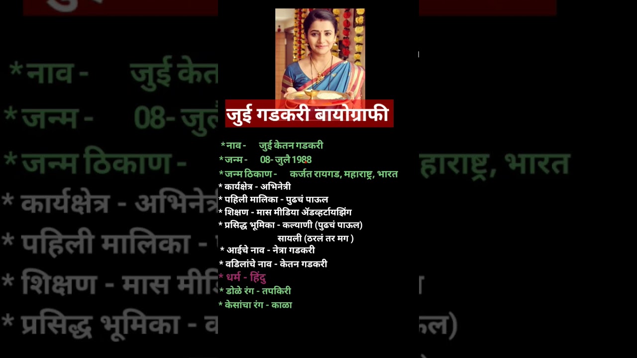Jui Gadkari Biography 