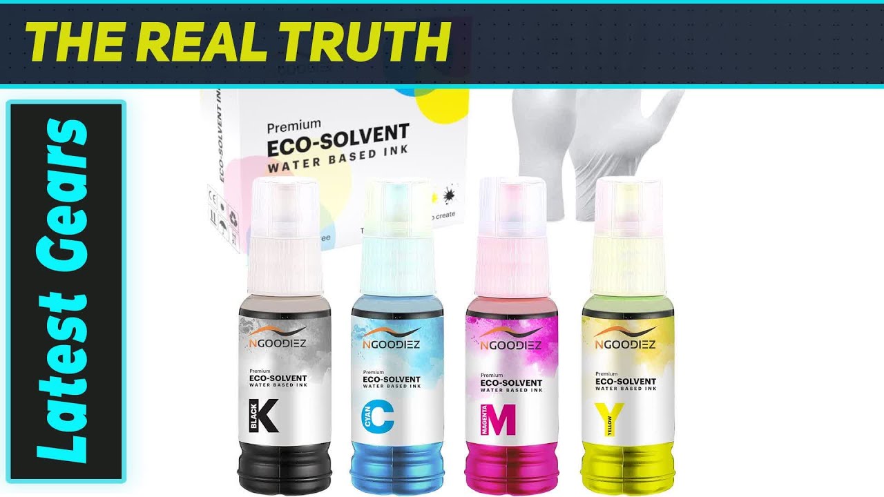 Чернила NGOODIEZ Eco Solvent: лучший комплект для автозаправки для Epson HTV и кружек!