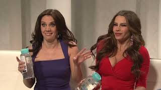 Sofia Vergara and Penelope Cruz Sell Pantene Shampoo - SNL