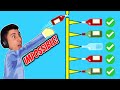 I Did The 99.97% IMPOSSIBLE Bottle Flip! | Happy Wheels