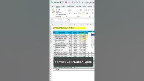 Cara Mudah Tambah Tanggal dgn Add ins Mini Calendar di Excel