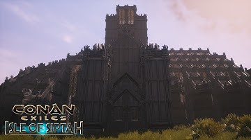 HOW TO BUILD A GOTHIC CATHEDRAL [SPEED BUILD] - CONAN EXILES