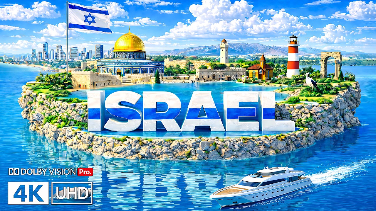 Summer in ISRAEL 4K ☀️ Cinematic Aerial Feel the Mediterranean Pulse 🌊 Tropical Deep House 2026
