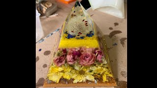 EPOXY RESIN ART PYRAMID DIY HOW TO