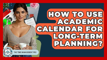 How To Use Academic Calendar For Long-Term Planning? - The Time Management Pro