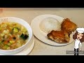 SOPA DE POLLO CON COLIFLOR Y VEGETALES