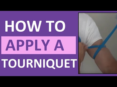 How To Apply & Tie A Tourniquet When Drawing Blood Or Starting An IV
