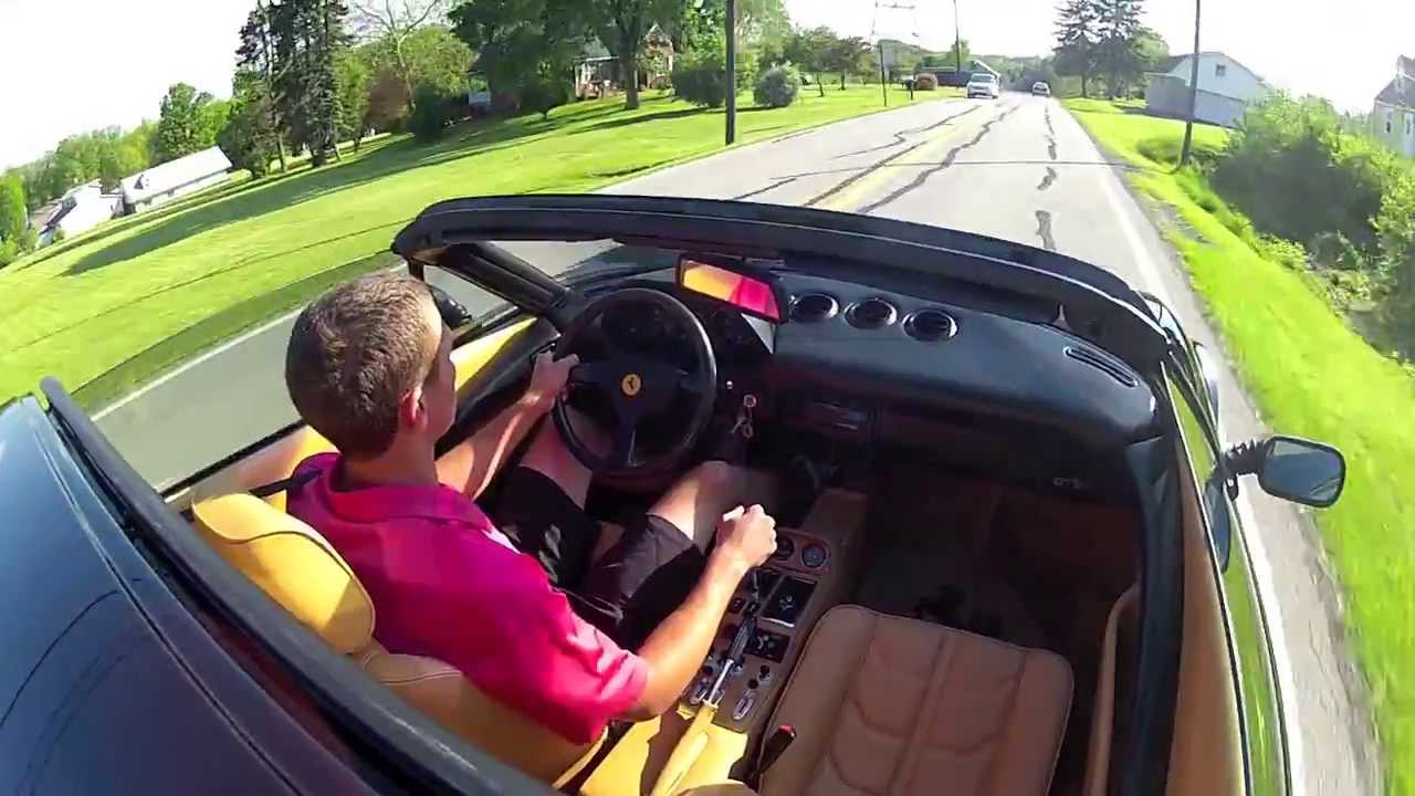 Ferrari 308 GTS on backroads (GoPro) (HD)