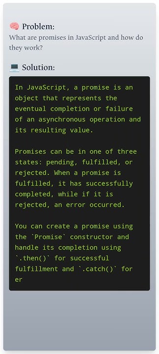 Javascript problem #3 - Promises in Javascript in simple words & how ...