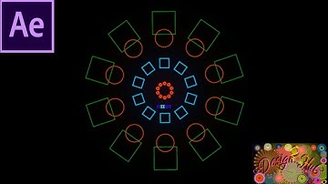 Circle (Polygon) Burst/Pop Ups Animation After Effects Tutorial