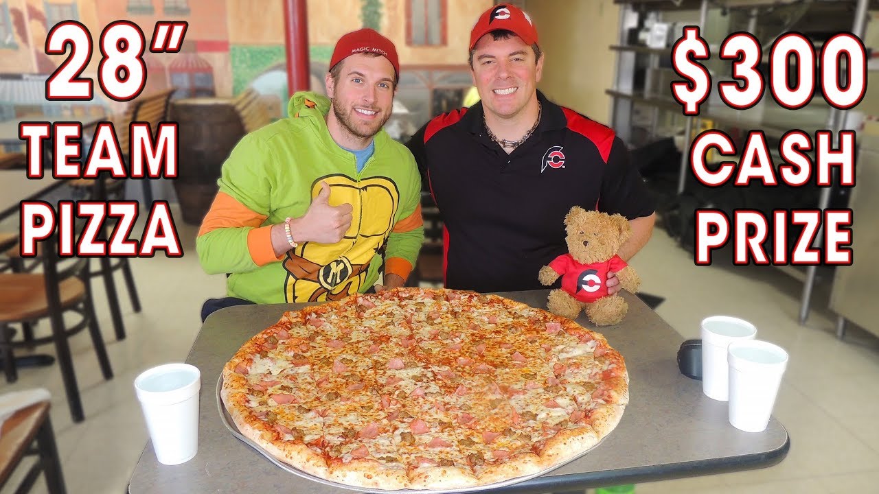 The Fat Boys 28 Gut Buster Pizza Challenge Lawton Foodchallenges Com Foodchallenges Com