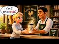 ☕ Ordering Coffee in English | New Barista vs. Pro Barista | Slow and Easy English For Beginners