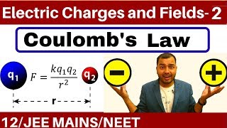 Electric Charges and Fields 02 || Coulomb's Law and Force Between Multiple Charges JEE MAINS/NEET
