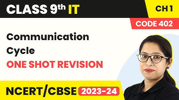 Communication Cycle - One Shot Revision | Class 9 Information Technology Chapter 1 (Code 402)