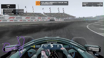 F1 2021|Netherlands Wet Hotlap (1:19.560) WORLD RECORD