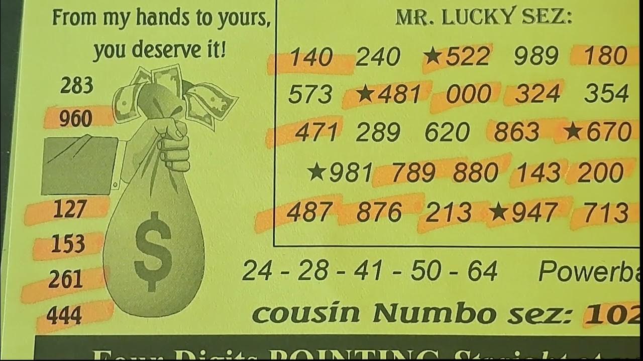 🍀💰Pick 3 & Pick 4 Mr. Lucky May 2023 Good for all states YouTube