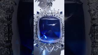 Royal Blue - Cabochon Sapphire Necklace By Harry Winston