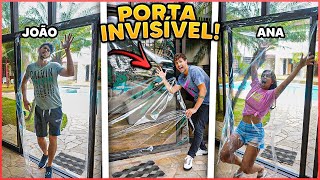 FIZ UMA PORTA FAKE INVISÍVEL E TROLLEI TODOS DA CASA!! [ REZENDE EVIL ] screenshot 1