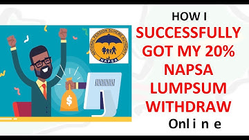 How I successfully got my NAPSA  20% Partial withdraw Money Online(Part 3)