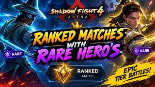 😱 Can ONLY COMMON Heroes Win Ranked? | Shadow Fight 4 Arena LIVE 🔥#rankpush #ranked #sfa #challenge screenshot 5