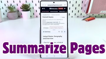 Samsung Galaxy S25 Ultra Guide - Quickly Summarize Web Pages with AI