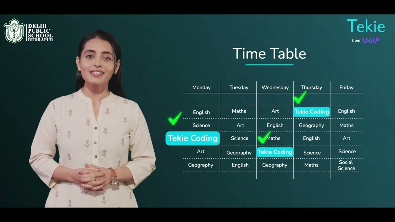 Delhi Public School Rudrapur Introducing a new course of computer coding from class first.