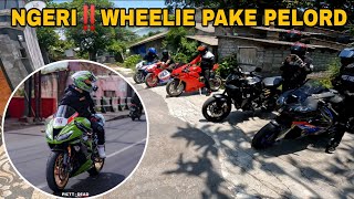 WILL MV MAKE A MISTAKE‼️WHEEL1E USING A PELORD ZX636 ON THE ROAD IN BALI