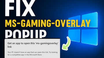 Fix ms-gaming-overlay Popup Message (NEW)