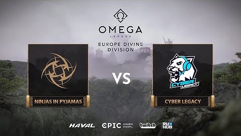 Ninjas in Pyjamas vs Cyber Legacy, OMEGA League: Europe, bo3, game 1 [Bobruha & Jam]
